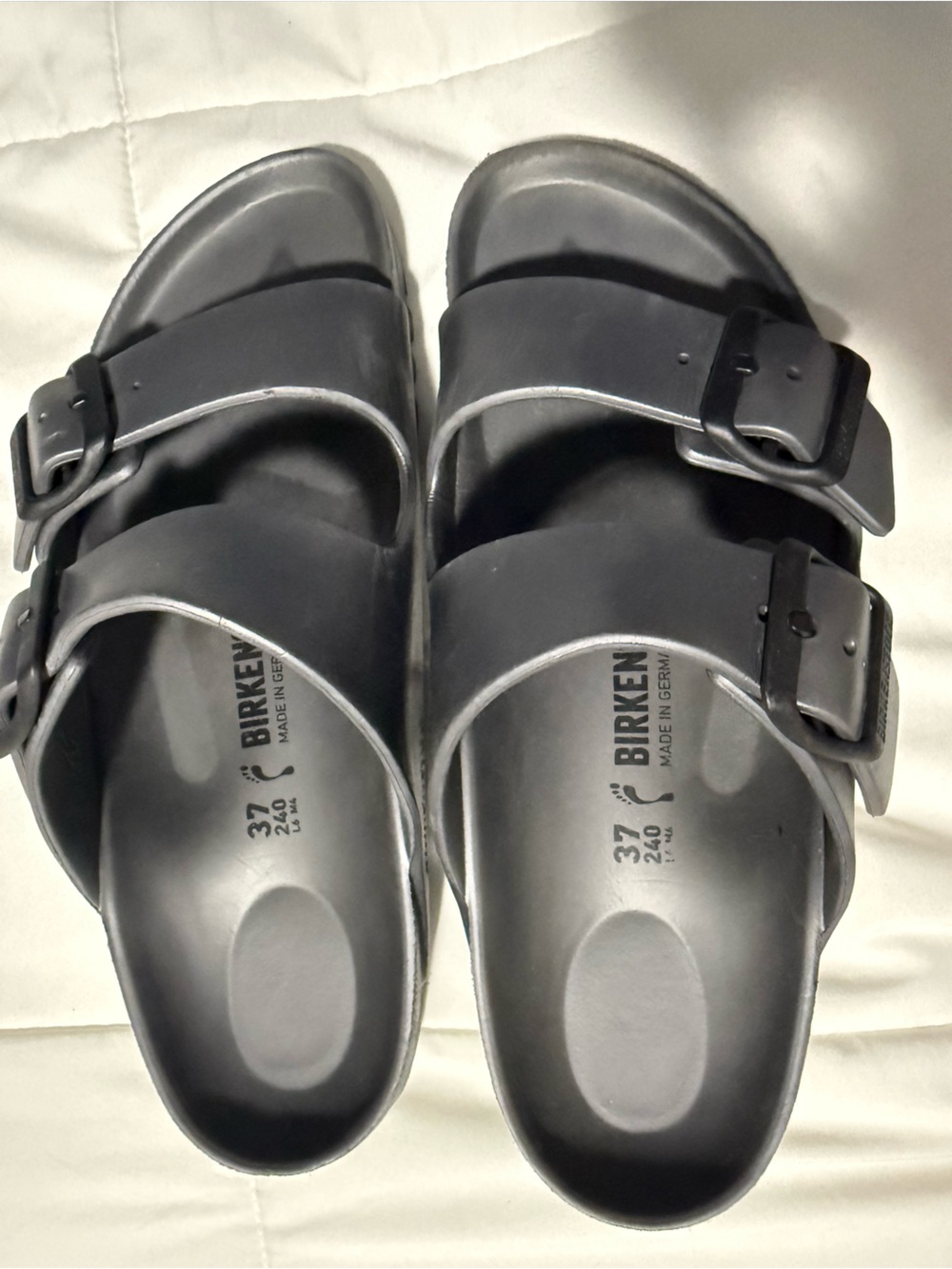Birkenstock Gray Plastic Sandals